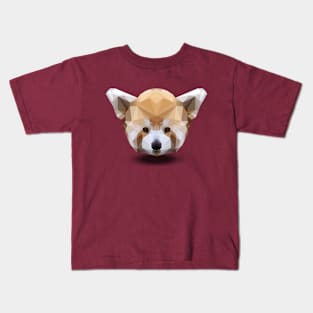 LowPoly Red Panda Kids T-Shirt